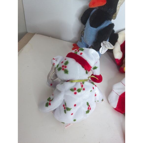 Vintage Holiday Beanie Babies Halloween Fall Thanksgiving Christmas Set of 6 - Picture 10 of 10